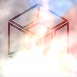 Logo in sky